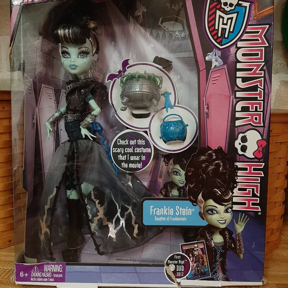 💥RETIRED💥2012 Frankie Stein Monster High Doll